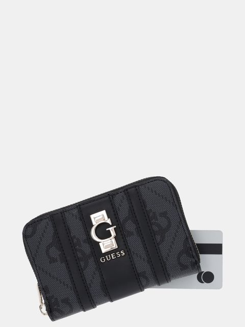 Guess portfel ERENIA damski kolor szary SWSO78 38140