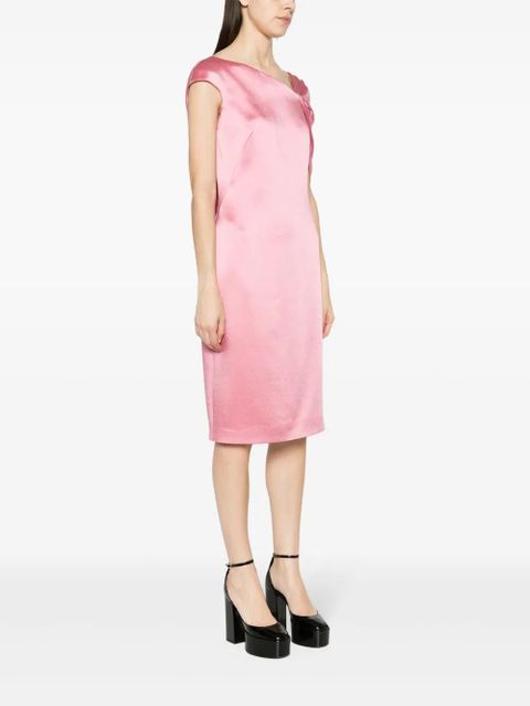 Givenchy asymmetric midi dress - Pink