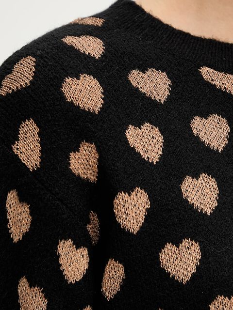 Morgan sweter damski kolor czarny lekki MCOEUR