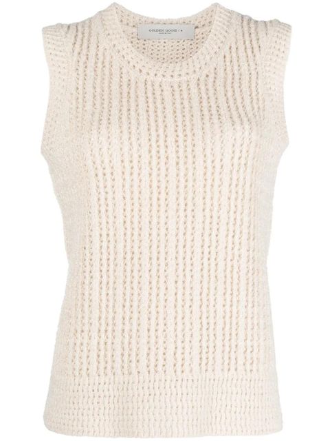 Golden Goose chunky knit vest - Neutrals - zdjęcie produktu nr 1