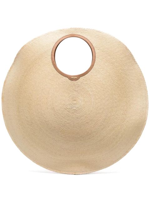 Cult Gaia Amun raffia shoulder bag - Neutrals - zdjęcie produktu nr 1