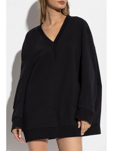 Marni V-neck sweater dress - Black
