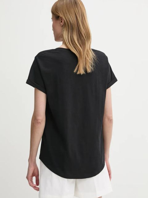 United Colors of Benetton t-shirt bawełniany damski kolor czarny 3BVXD109F