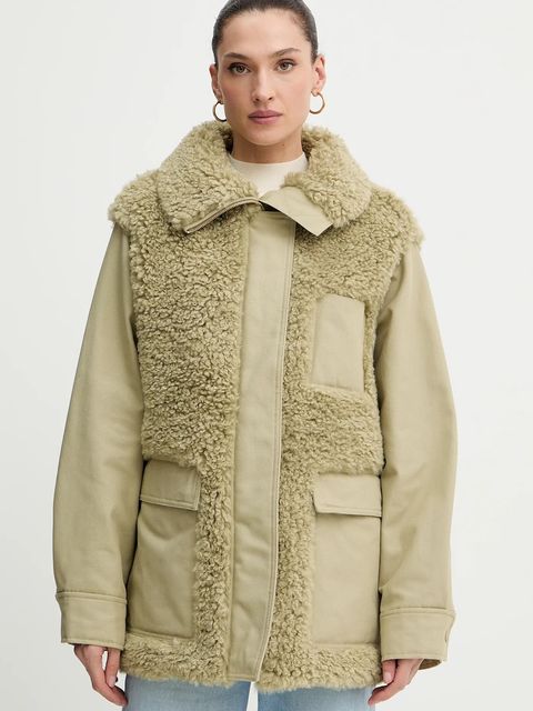 Marc O'Polo kurtka kolor zielony przejściowa 5000006625 - zdjęcie produktu nr 1