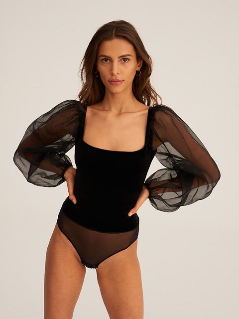 Undress Code Bluzka Classic damska kolor czarny gładka - zdjęcie produktu nr 2