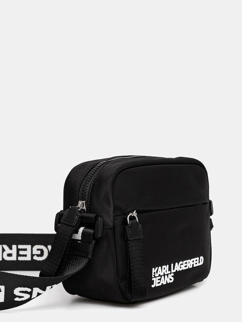 Karl Lagerfeld Jeans saszetka kolor czarny A3M30352 - zdjęcie produktu nr 2