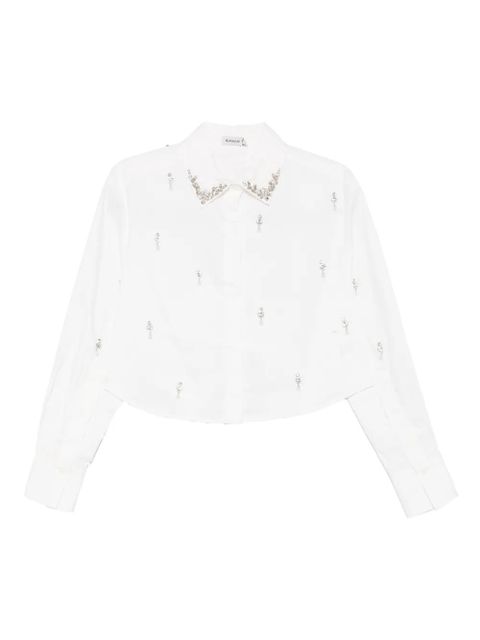Simkhai Renata embellished button-down shirt - White - zdjęcie produktu nr 1