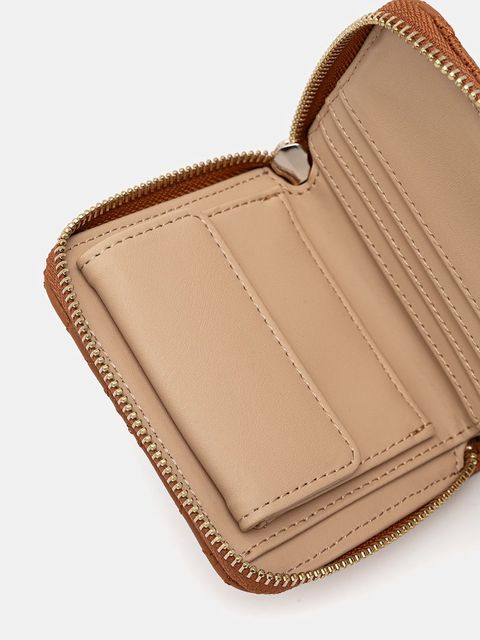 Guess portfel ADELASIA damski kolor brązowy SWQL96 58137