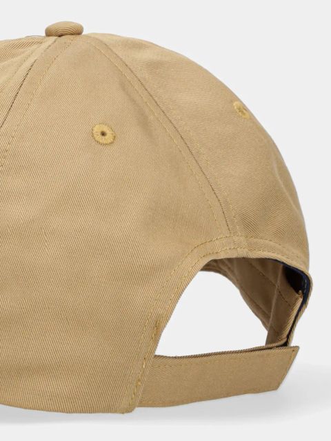 Tommy Jeans czapka z daszkiem bawełniana kolor zielony z aplikacją AW0AW16868