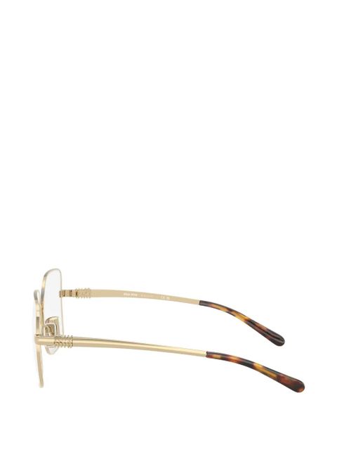 Miu Miu Eyewear square-frame glasses - Gold