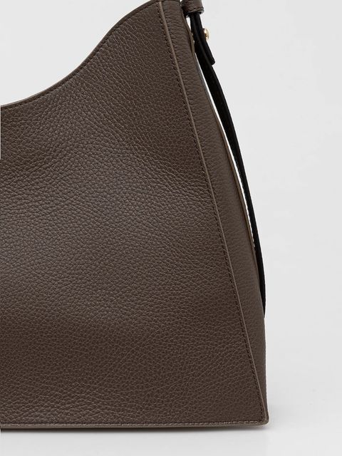 Furla torebka skórzana kolor brązowy WB01246.HSF000.2566S