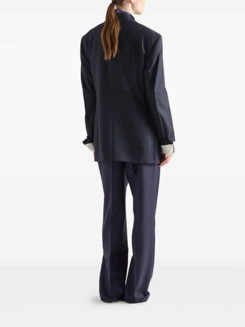 Prada pinstriped blazer - Blue - zdjęcie produktu nr 2