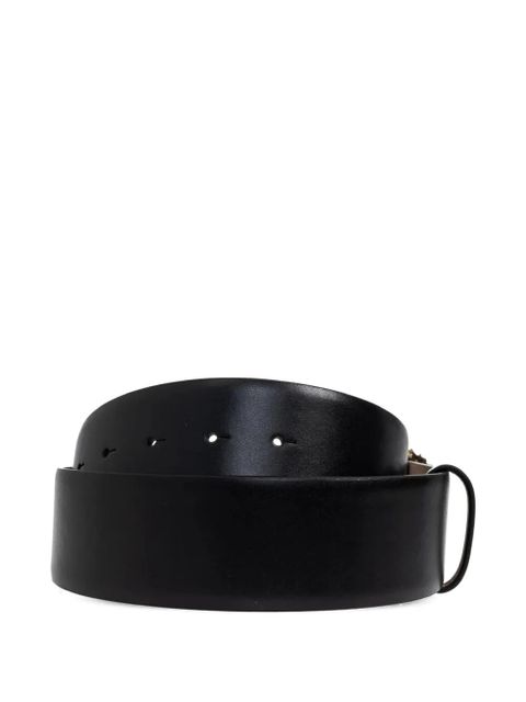 Alexander McQueen floral-buckle belt - Black - zdjęcie produktu nr 2