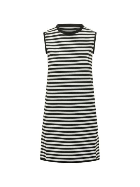 Max Mara MXPrane striped sleeveless mini dress - Black - zdjęcie produktu nr 1