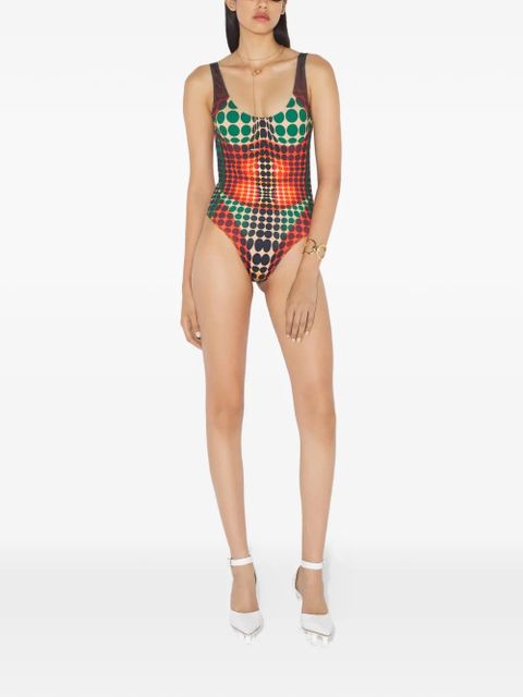 Jean Paul Gaultier Re-edition printed swimsuit - Red - zdjęcie produktu nr 2