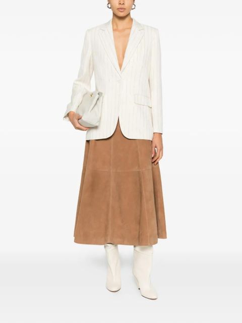 SANDRO striped-pattern blazer - Neutrals - zdjęcie produktu nr 2