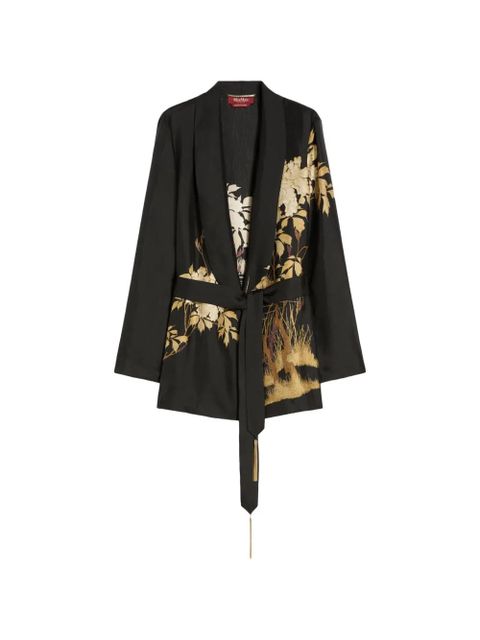 Max Mara floral-print tunic - Black - zdjęcie produktu nr 1
