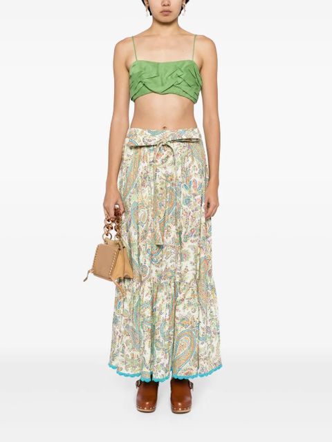 ETRO paisley-print cotton skirt - Multicolour - zdjęcie produktu nr 2
