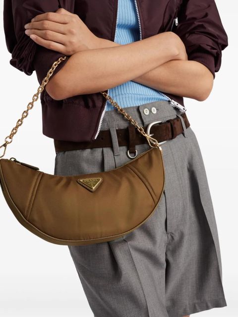 Prada Demi-Lune shoulder bag - Brown
