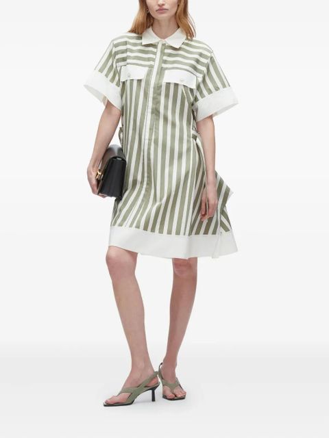 3.1 Phillip Lim striped shirt dress - Green