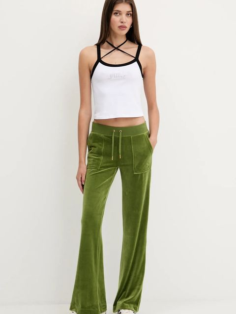 Juicy Couture spodnie dresowe welurowe - zdjęcie produktu nr 1