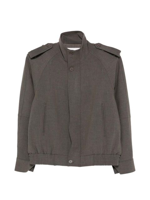 The Frankie Shop Kelly buttoned oversized jacket - Grey - zdjęcie produktu nr 1