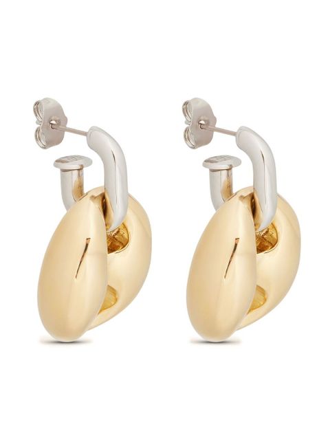 Rabanne Eight chunky earrings - Silver