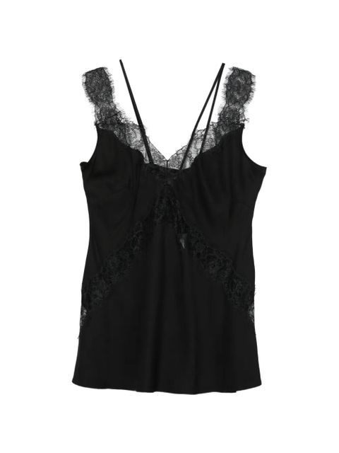 PINKO lace-trim top - Black - zdjęcie produktu nr 1
