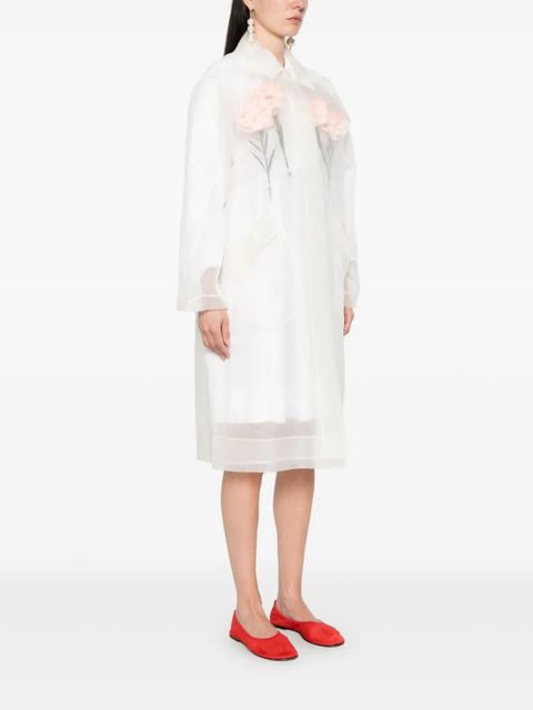 Simone Rocha stuffed carnation coat - Neutrals