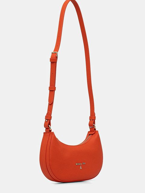 Patrizia Pepe torebka skórzana kolor pomarańczowy 8B0309 L001 - zdjęcie produktu nr 2