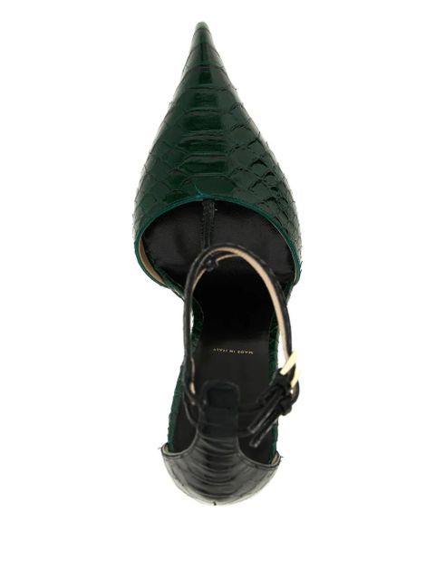 TOM FORD 105mm T-strap pumps - Green