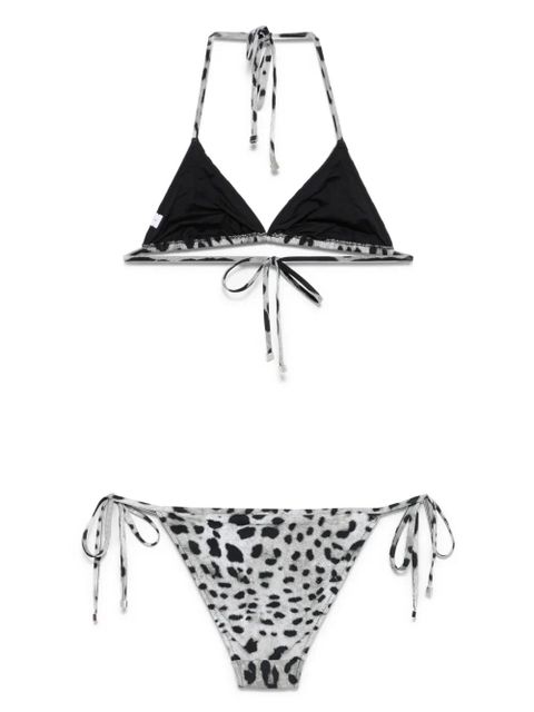 Dolce & Gabbana leopard-print bikini - Grey - zdjęcie produktu nr 2