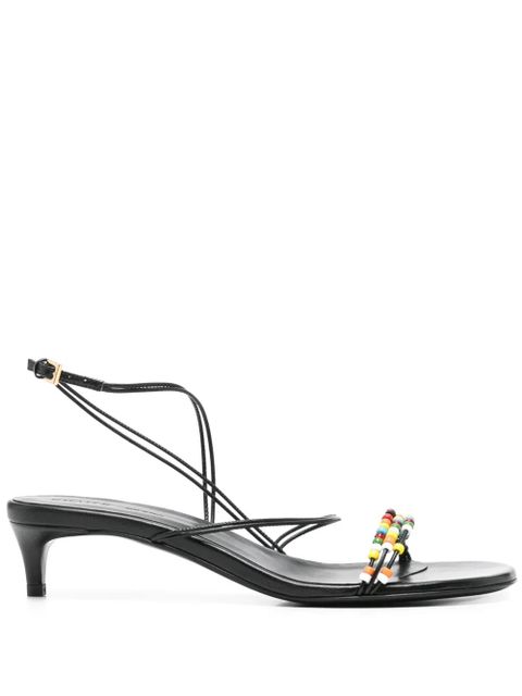 KHAITE 35mm Loop sandals - Black - zdjęcie produktu nr 1