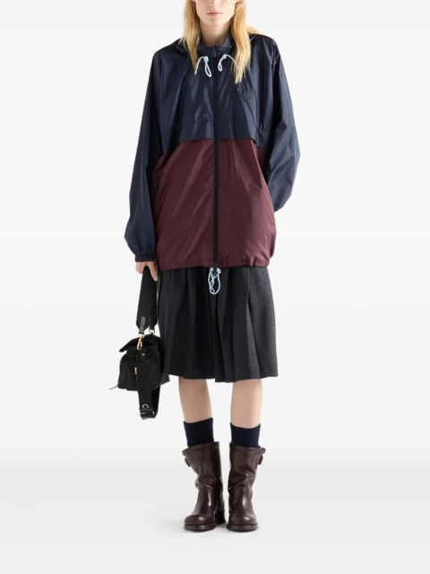 Prada drawstring hooded jacket - Blue - zdjęcie produktu nr 2