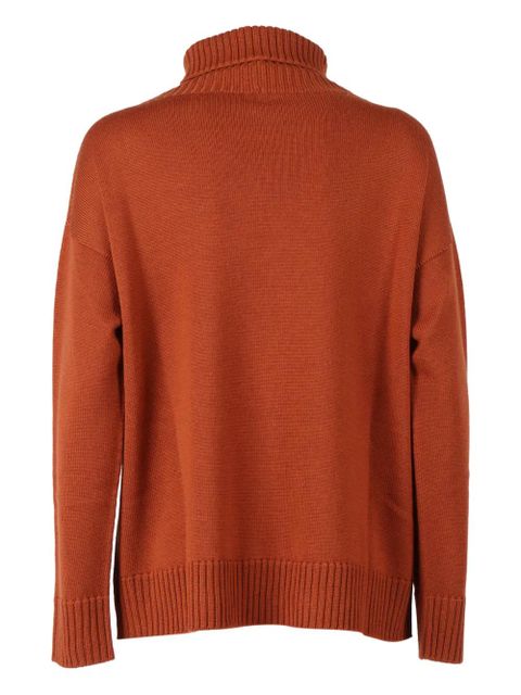 Max Mara roll-neck mino top - Orange
