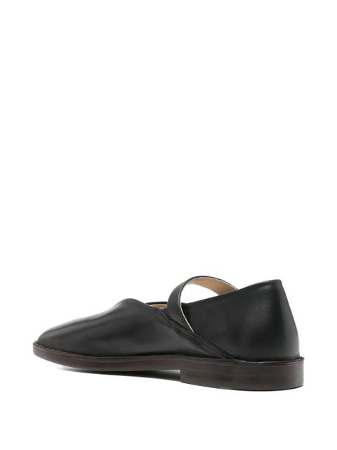 LEMAIRE leather flat pumps - Black