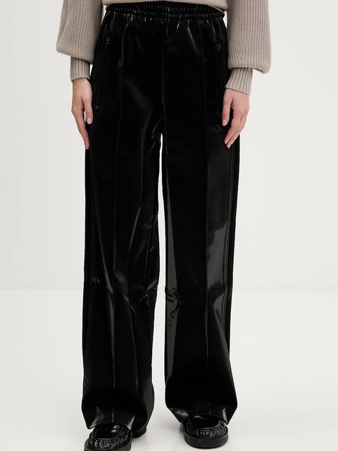 adidas Originals spodnie dresowe Holiday Tp damskie kolor czarny gładkie JV7503 - zdjęcie produktu nr 1