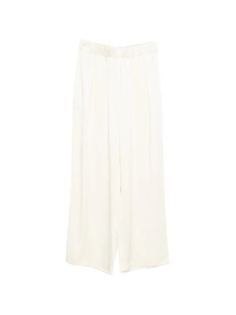 Jil Sander elasticated-waistband palazzo pants - Neutrals - zdjęcie produktu nr 1
