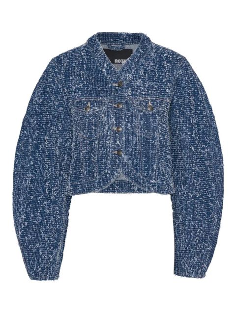 ROTATE BIRGER CHRISTENSEN long-sleeve denim jacket - Blue - zdjęcie produktu nr 1