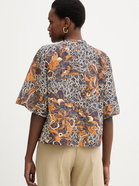 Weekend Max Mara bluzka bawełniana QUAGLIA - zdjęcie produktu nr 2