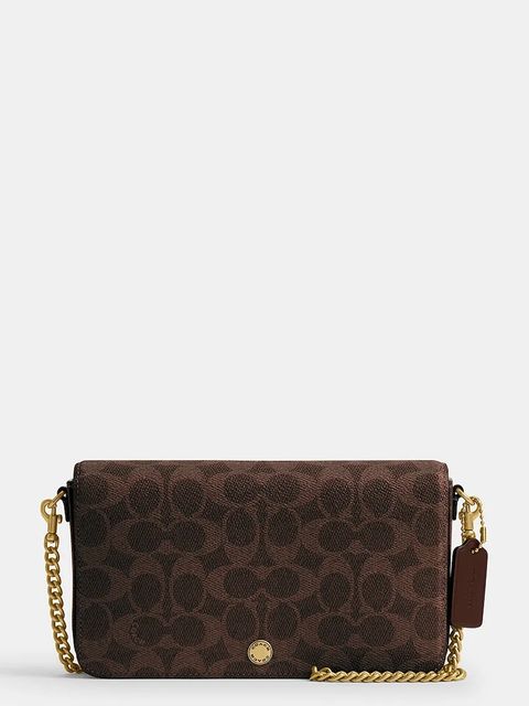 Coach torebka Mila kolor brązowy CAO03