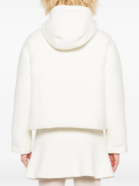 Gucci hooded puffer jacket - White