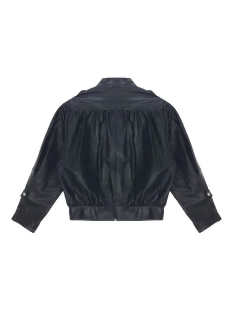 Gimaguas Oscar leather jacket - Black