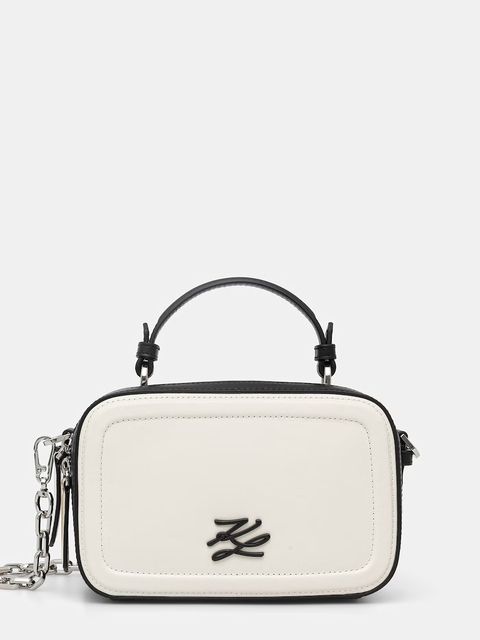 Karl Lagerfeld torebka crossbody damska skórzana K/AUTOGRAPH - zdjęcie produktu nr 1