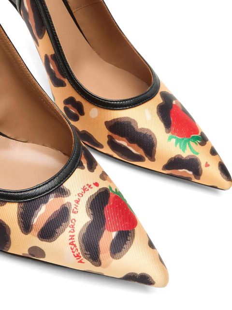 Casadei x Enriquez Blade pumps - Neutrals