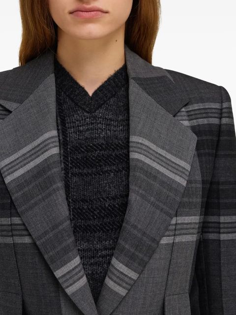 Ferragamo belted blazer - Black