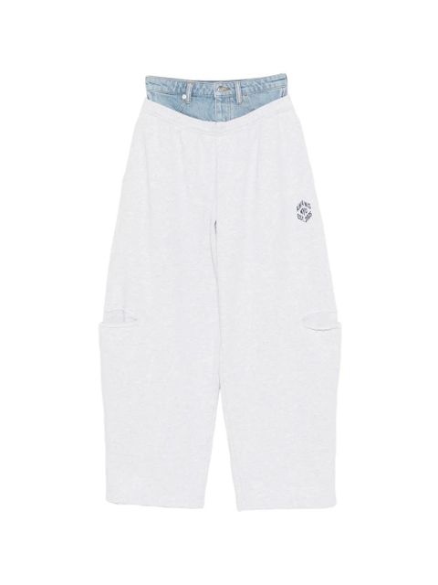Alexander Wang logo-embroidered track pants - Grey - zdjęcie produktu nr 1
