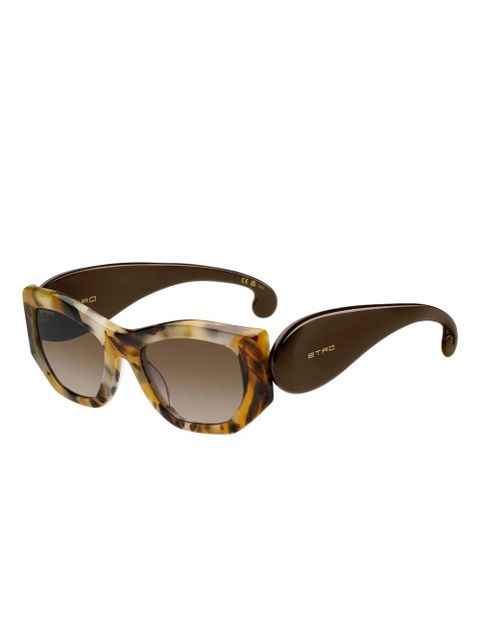ETRO paisley cat-eye sunglasses - Brown - zdjęcie produktu nr 2