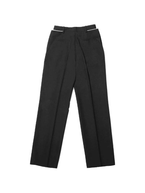 Jil Sander cut-out-detail trousers - Black - zdjęcie produktu nr 2