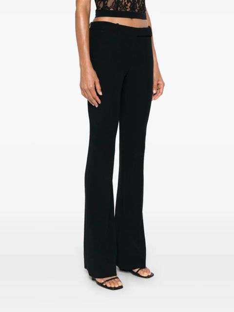 Alexander McQueen bootcut tailored trousers - Black